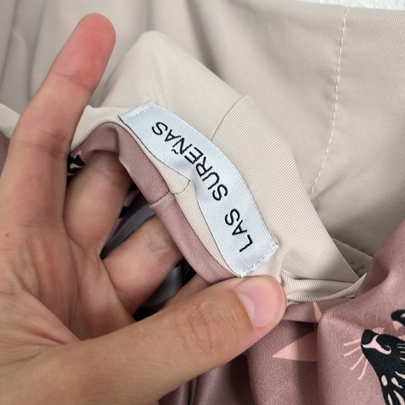 Las Sureñas Leopard Floral Print One Piece Swimsuit - Picture 7 of 8